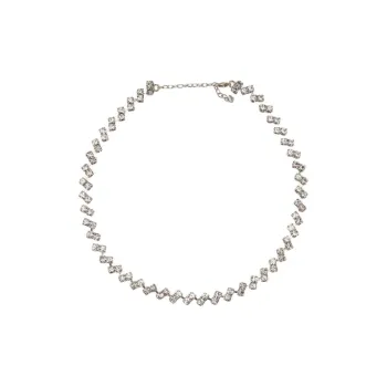 Jennifer Behr Crystal Necklaces Women's Silver