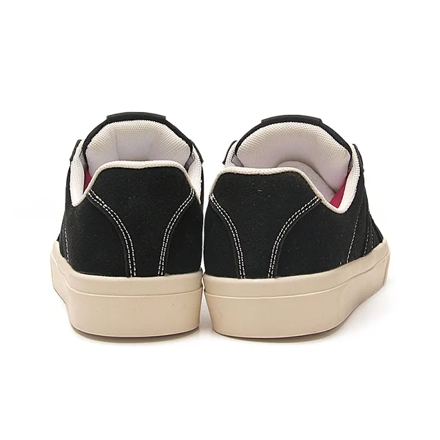 STUR YSN Wear resistant And Lightweight Low Top Skateboard Shoes Unisex Black-3