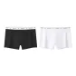 M1746-E Set-Sports Boxer-Black+White (2 Pack)