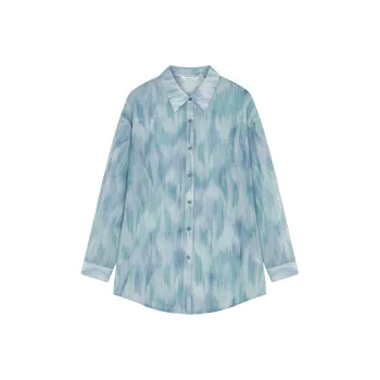 Mo Han Yi Mei Shirt Women's Blue