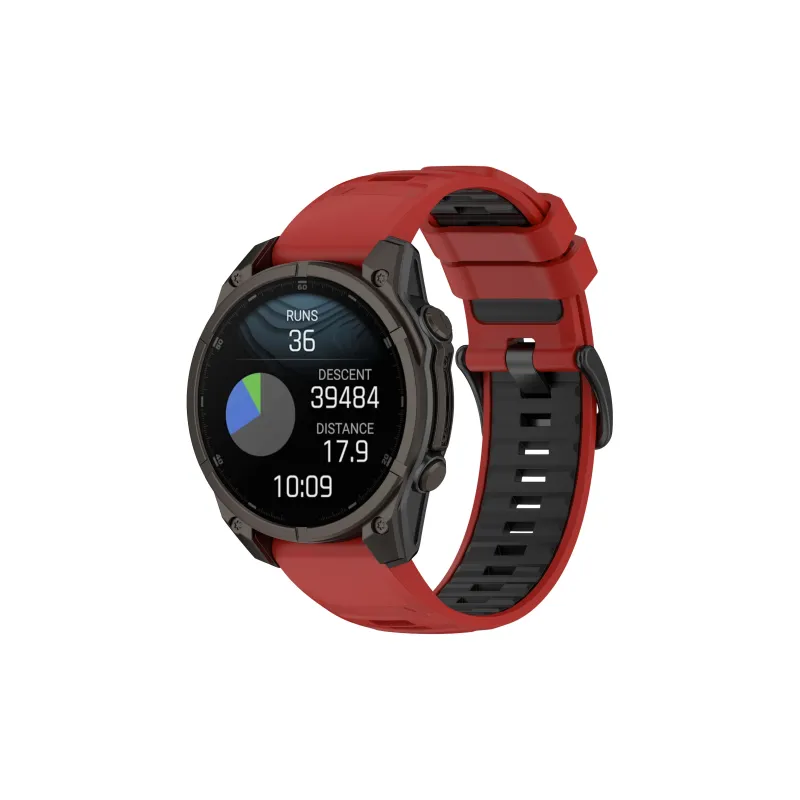 ZHENGGUANG Garmin Compatibility Watch Band Silicone Material-25