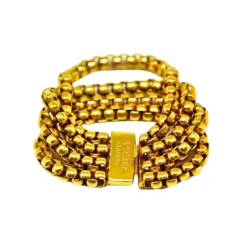 PRADA Metal Bracelets Women's Gold
