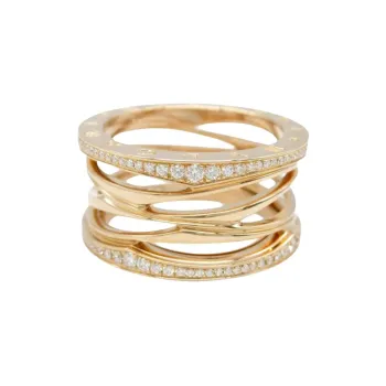BVLGARI Diamond Rings Women's Gold