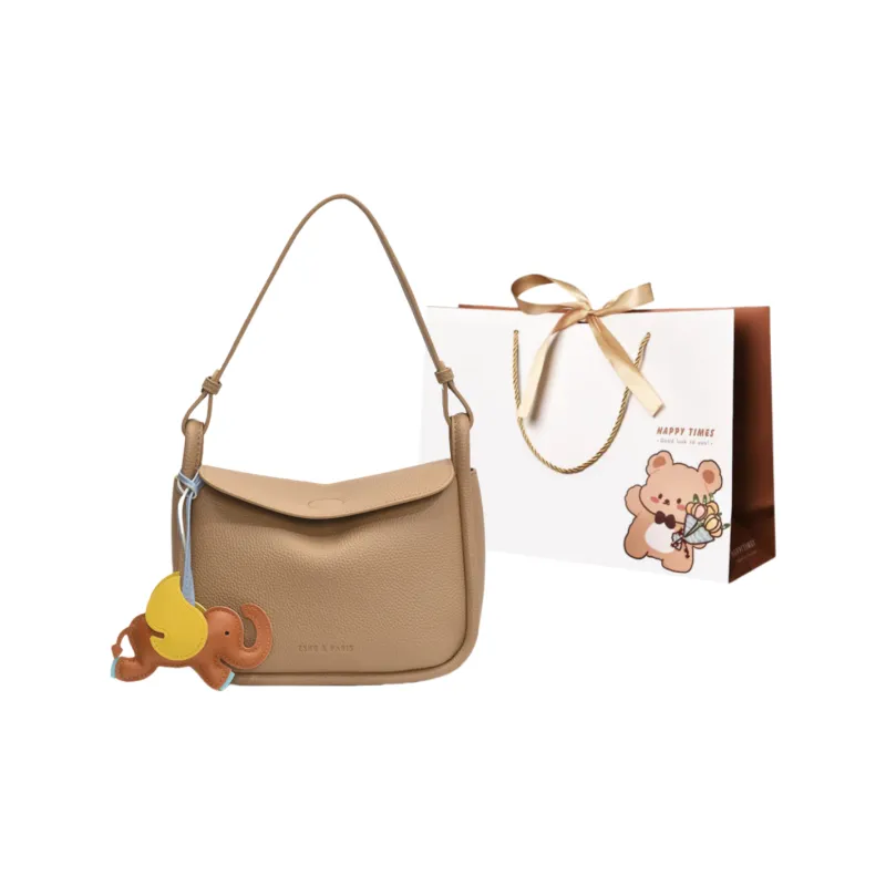 ERANGBEAR PU Crossbody Bag Women's Yellow/White/Black/Khaki/Red-5