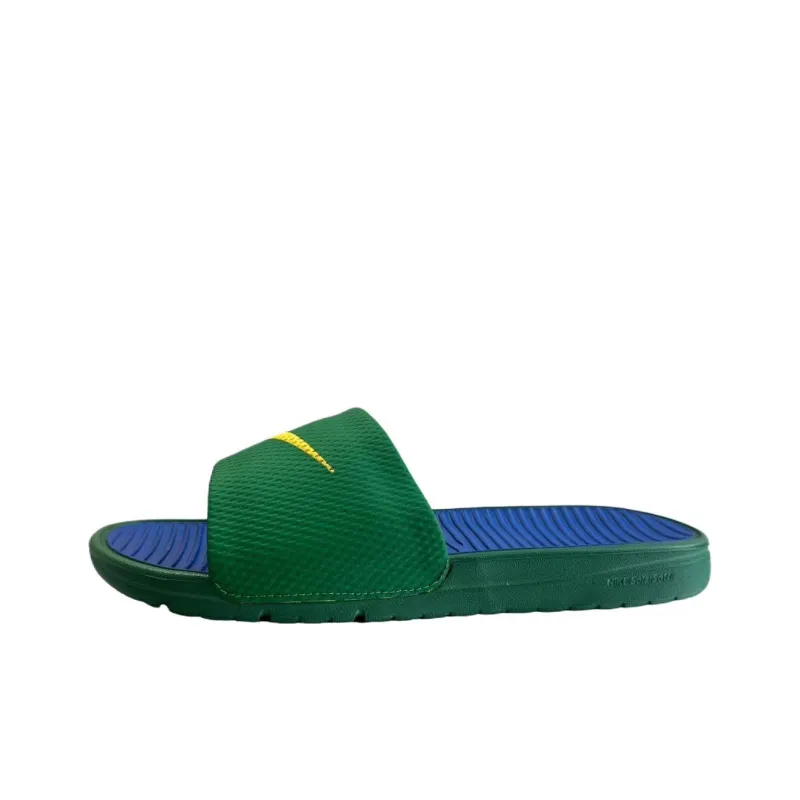 Nike Benassi Solarsoft Slide Slippers Men's Olive Green-0