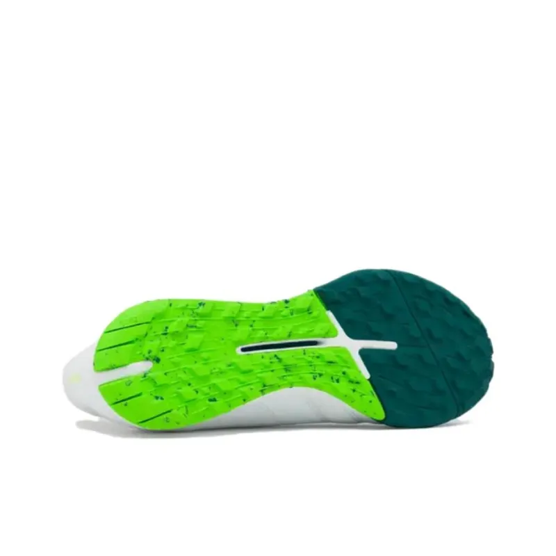 DECATHLON FG Firm Ground Anti Slip Wear Resistant Soccer Shoes Men's White Green-4