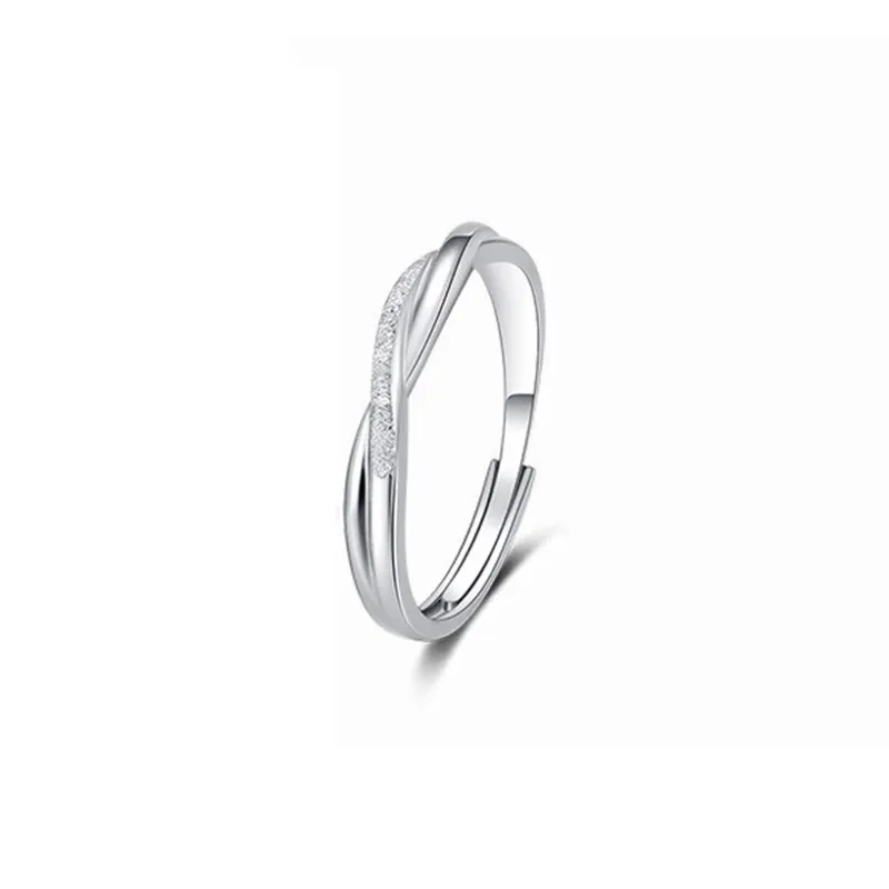 CHINA GOLD 999 Fine Silver Rings Unisex-3