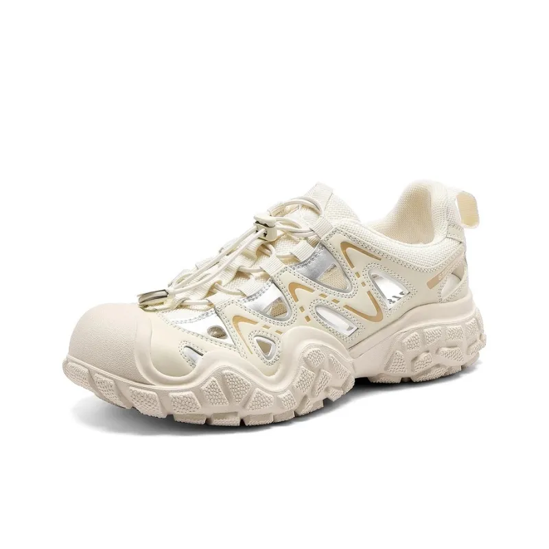 MQ Shock Absorbers With Slip Resistant Features Low Top Chunky Sneakers Women's-3