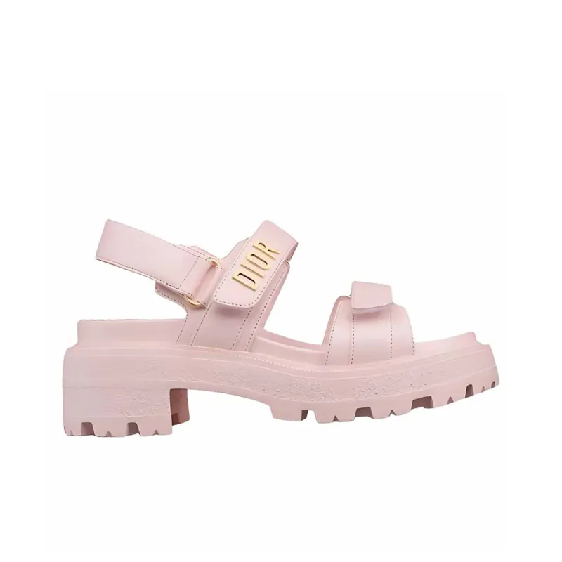 DIOR DiorAct One Strap Sandals 5.5cm Women's Pink-1