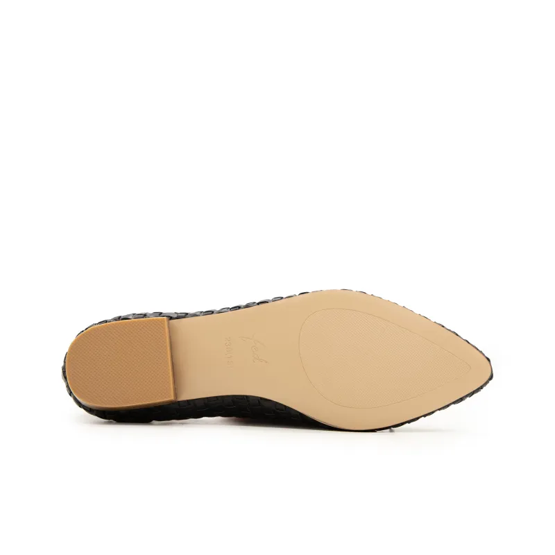 FED Casual Single Shoes 2cm Women's Black-6