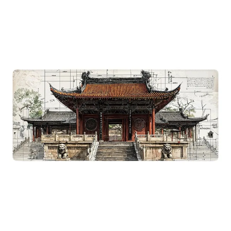 DANYIN Extra Large Premium Chinese Style Keyboard Pad For Men's Computer Desktop, Esports Gaming Mouse Pad Mouse Pads-10