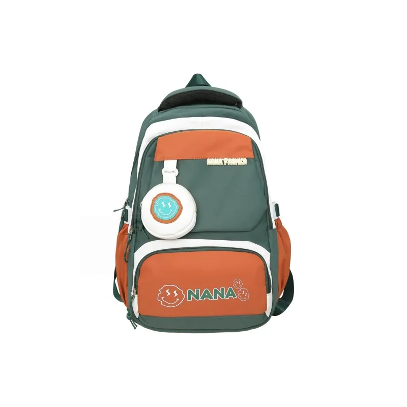 Vack Nylon Backpack Unisex Multicolor-22