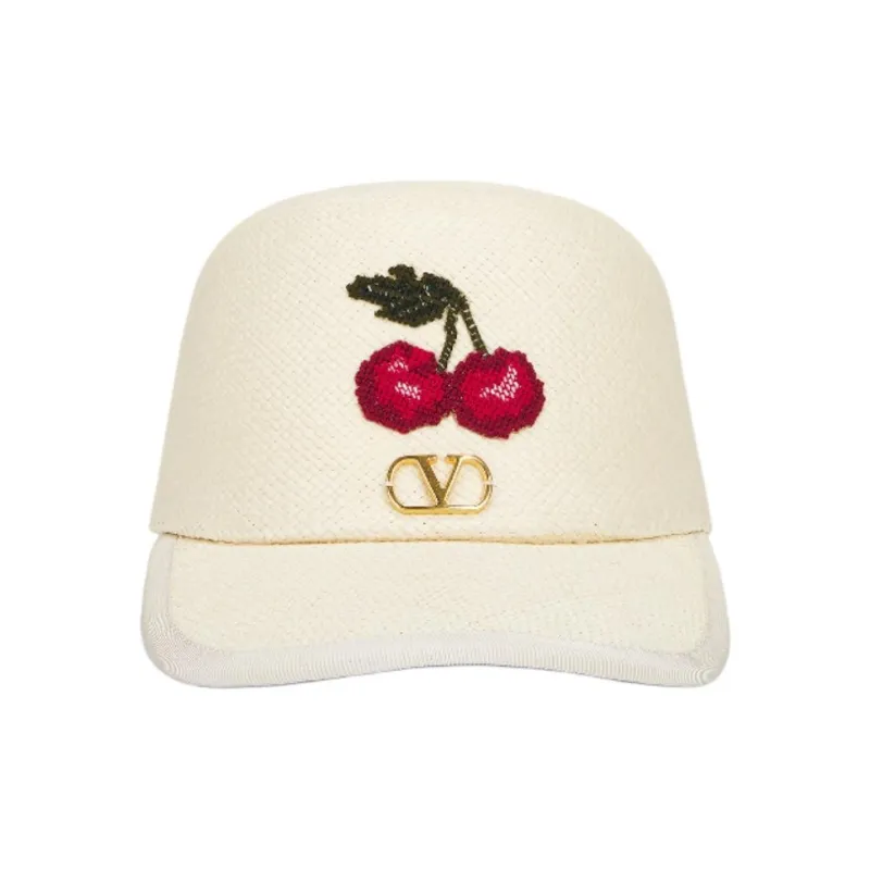 Valentino Baseball Caps Women's Beige-0