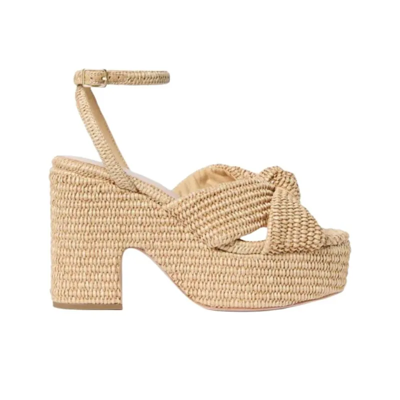 Loeffler Randall Liza One Strap Sandals 10cm Women's Beige-1