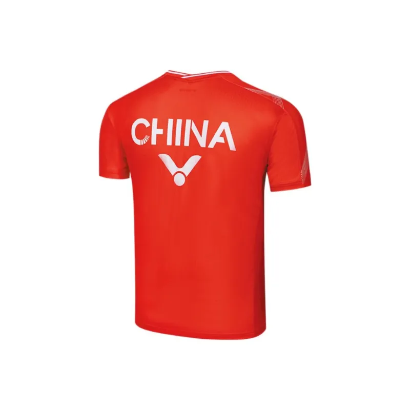 VICTOR T Shirt Unisex Flame Red-1
