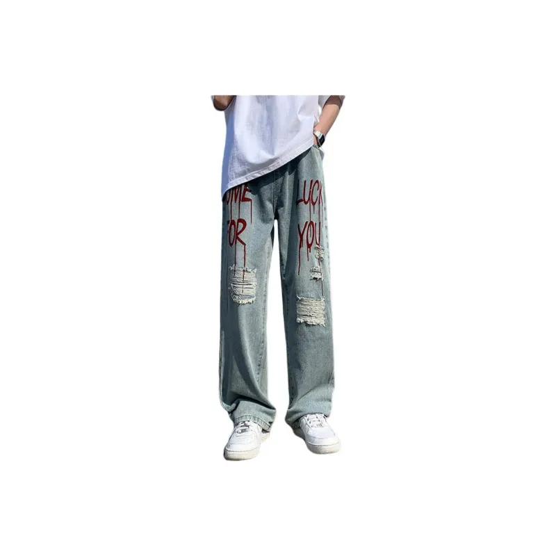 Concubine Zhu Jeans Men Blue-0