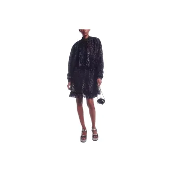 CHANEL 21B Long Sleeved Dress Women's Black