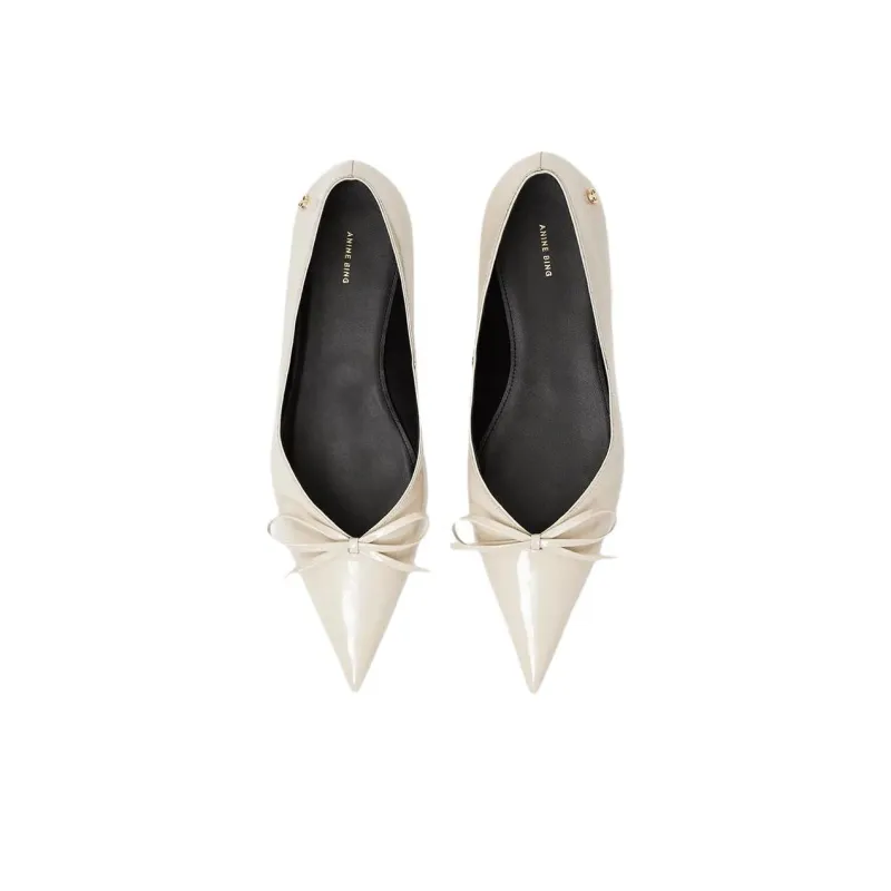 Anine Bing Hilda Casual Single Shoes Women's White-3