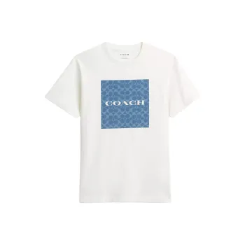 COACH T Shirts Men White