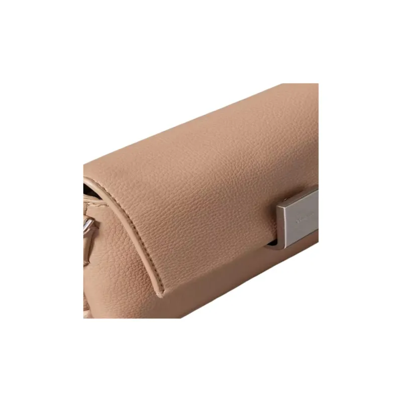CALVIN KLEIN Polyurethane Shoulder Bag Women's Brown-2