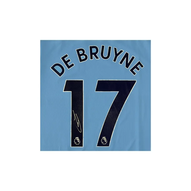 Three For Manchester City Team Jersey Exquisite Mounting, Outer Frame Approx. 65x85cm EM Certificate Unisex-3
