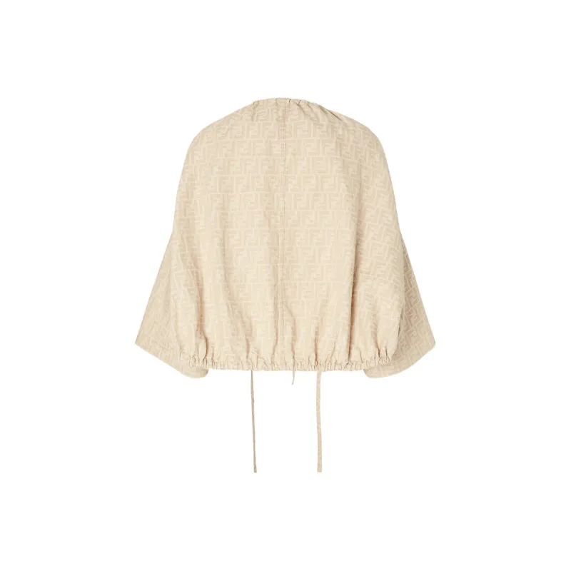 FENDI SS25 Denim Jacket Women's Beige-1