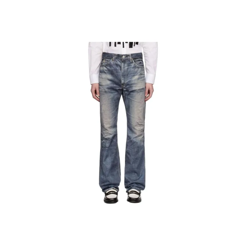 JUNYA WATANABE Denim print Trousers-0