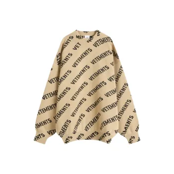 Vetements Sweaters Unisex Taupe