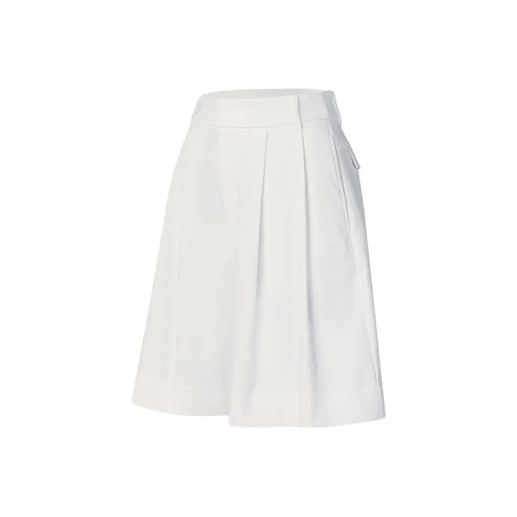 FILA Golf Series SS25 Casual Shorts Women's Jade White-1