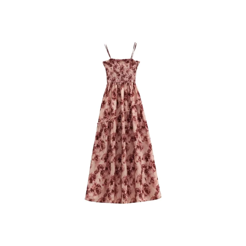 MISS VIGOR Slip Dresses Women's Red Rose-0