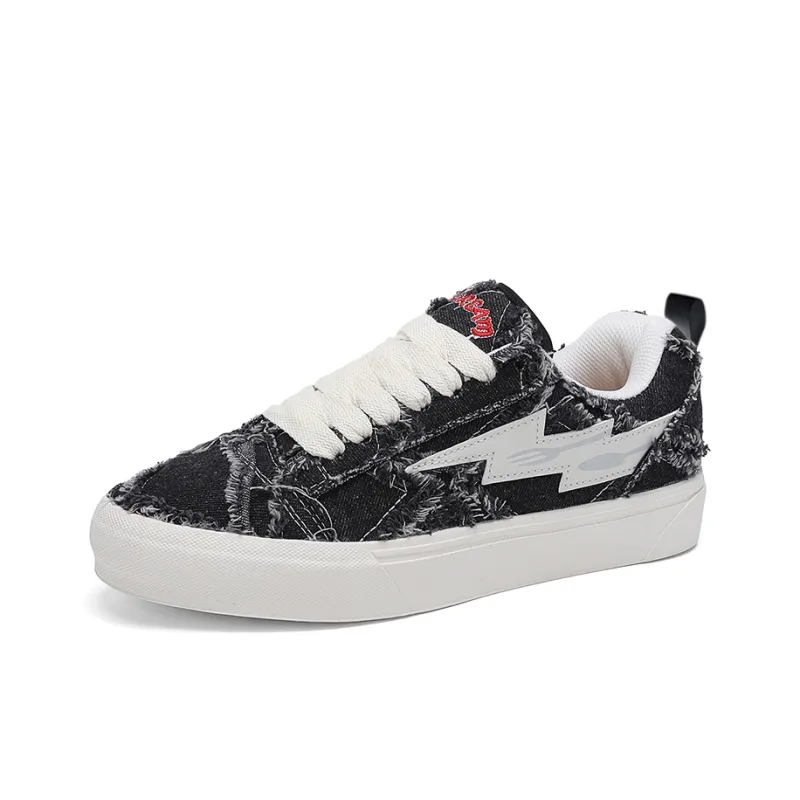 Faterri Wrapping, Wear Resistant And Non Slip Low Top Chanel Inspired Height Increasing Heels Unisex Skateboard Shoes-2