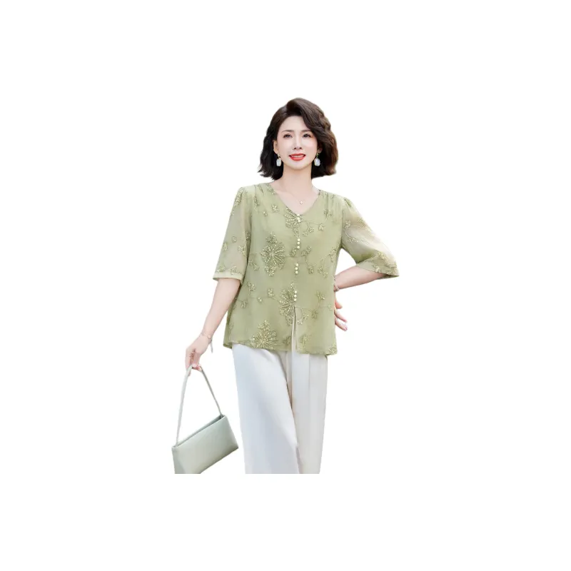 PIERRE CARDIN Chiffon Shirt Women's-4
