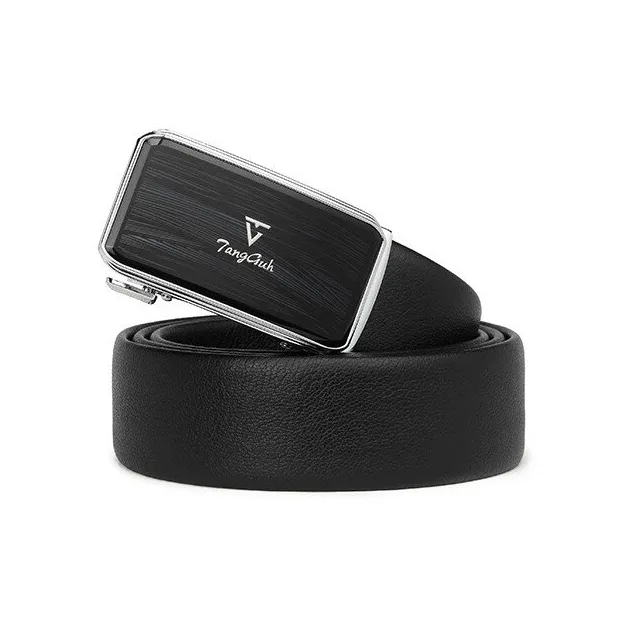 TangGuh Top Grain Cow Leather Belts Men's 3.5cm-0