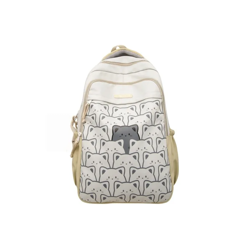 Vack Nylon Backpack Regular Unisex Multicolor-6