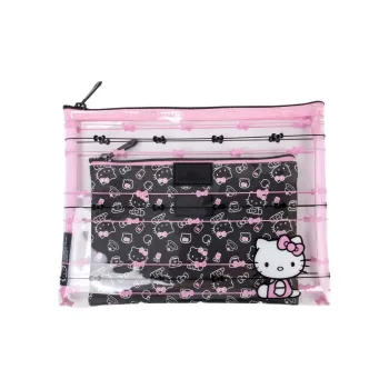 Sanrio Hello Kitty PVC Combo Set Women's Black