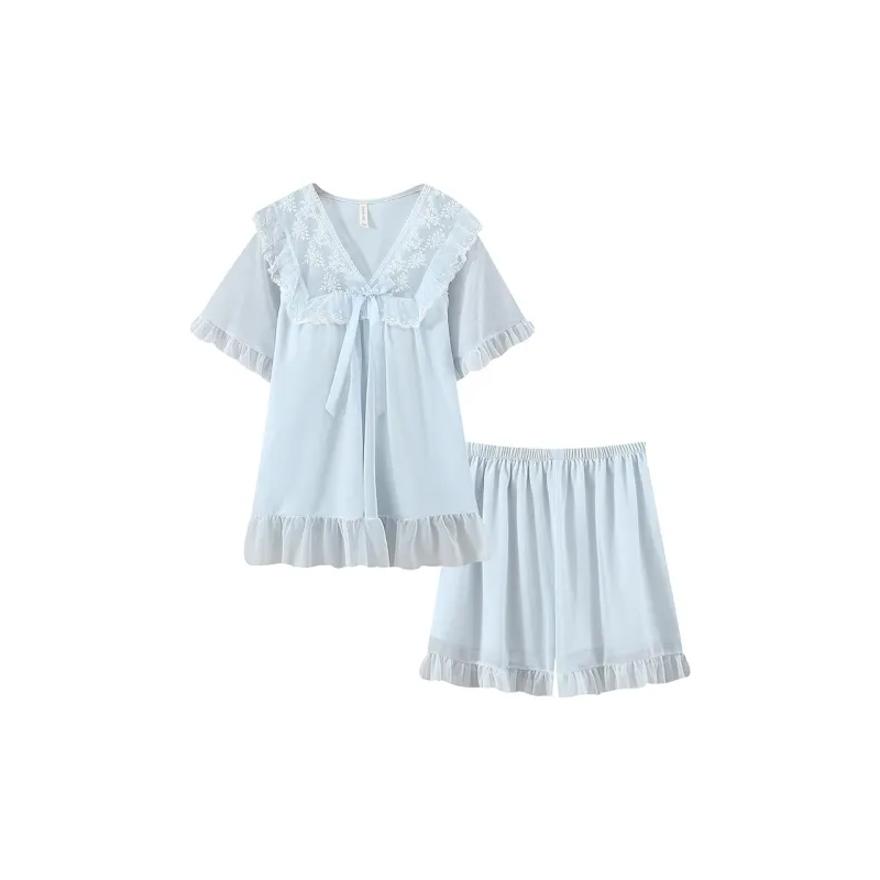 YUZHAOLIN Pajama Set Summer Women's-0