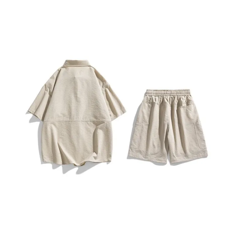 Small Columns Under The Sea Shirt Matching Set Unisex-3