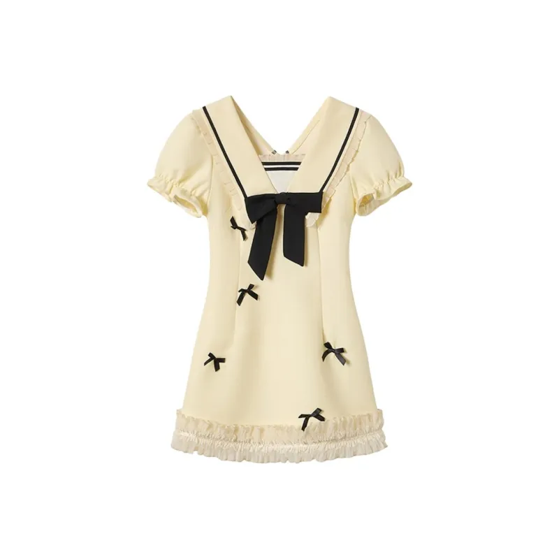 DOKZB Short Sleeved Dress Women's-0