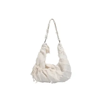 UNITE STAR Canvas Bag, Shoulder Bag Women's White/Blue