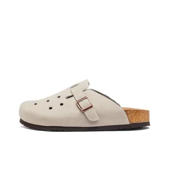 JOSINY Rubber Sole Cork Sole Closed Toe Slippers Men's