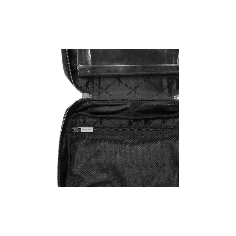 MICHAEL KORS Hudson Artificial Leather Toiletry Bag Men's Black-3