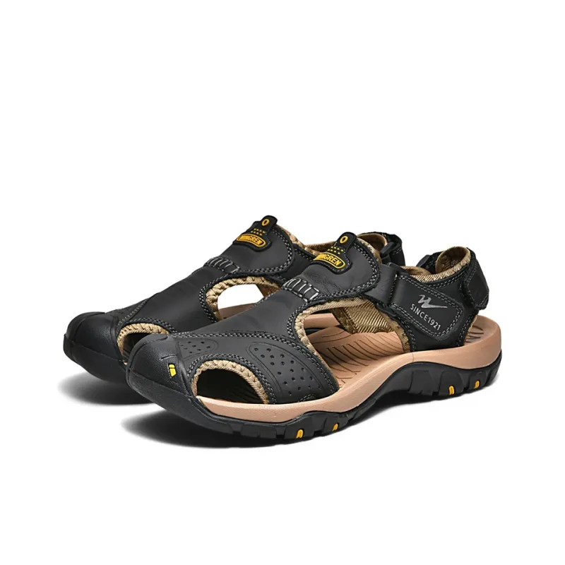 Binary Breathable And Lightweight River Trekking Shoes Men's Black-2