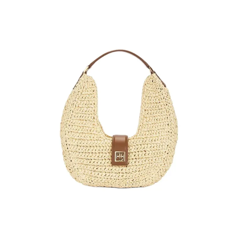 Anine Bing Raffia Handbag Women's Beige-0