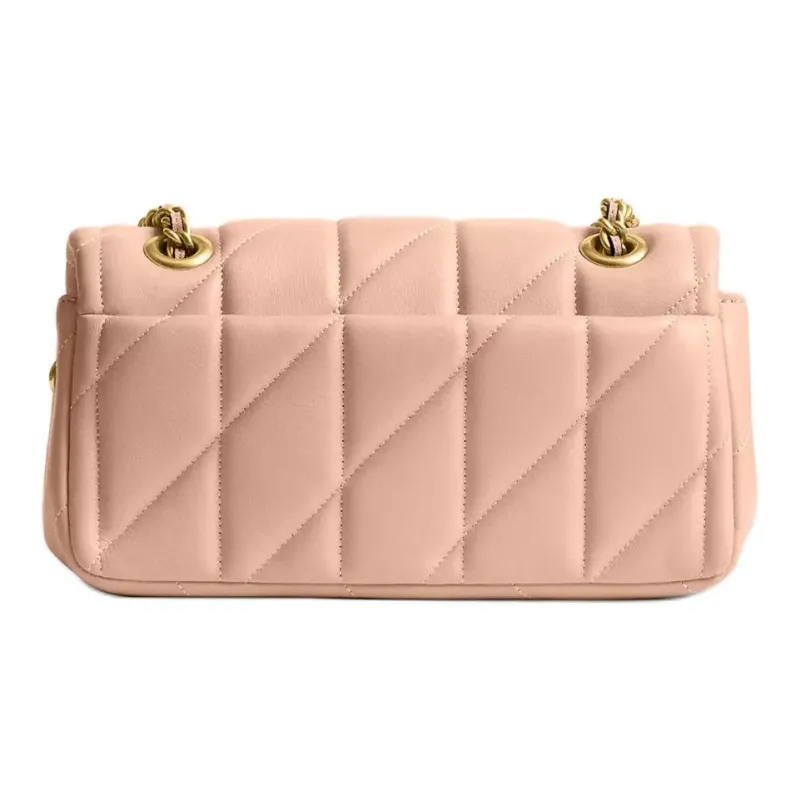COACH Tabby Nappa Leather Pillow Bag Shoulder Bag Trumpets Women's Light Pink-2