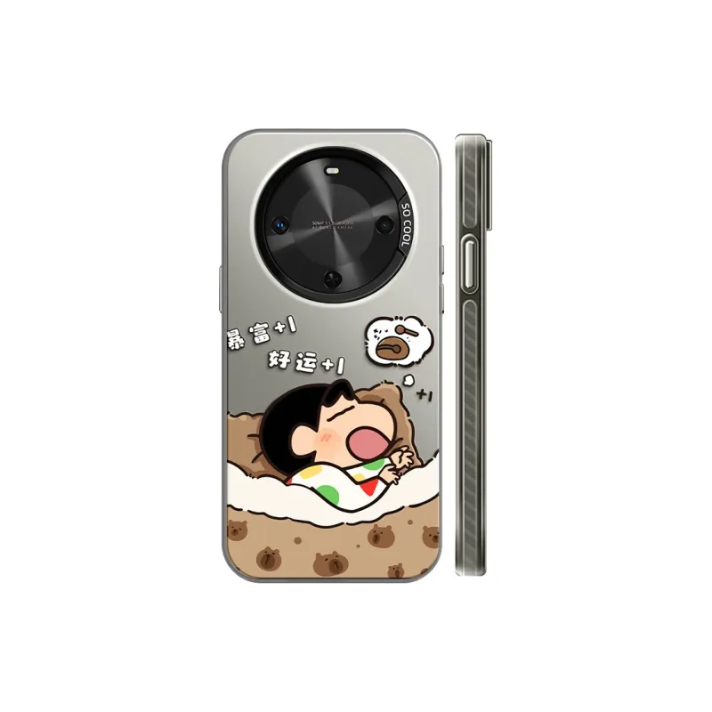 YAOCAI Acrylic Material Shin Chan Covering His Mouth H1 Phone Cases Compatibility With MVMOM 30/20 Trendy And Cool-5
