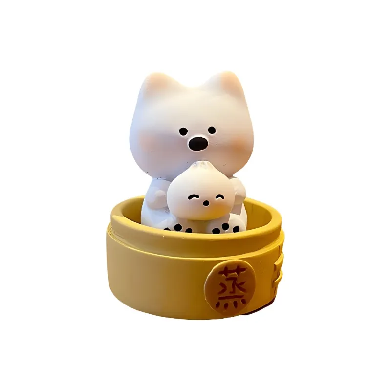MOKAU West Highland, Resin Ornament, Refined Trendy Toy Chibi Figures-4