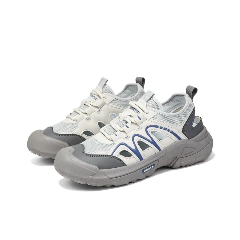 Warrior Anti Slip Wear Resistant River Trekking Shoes Men's Gray-2