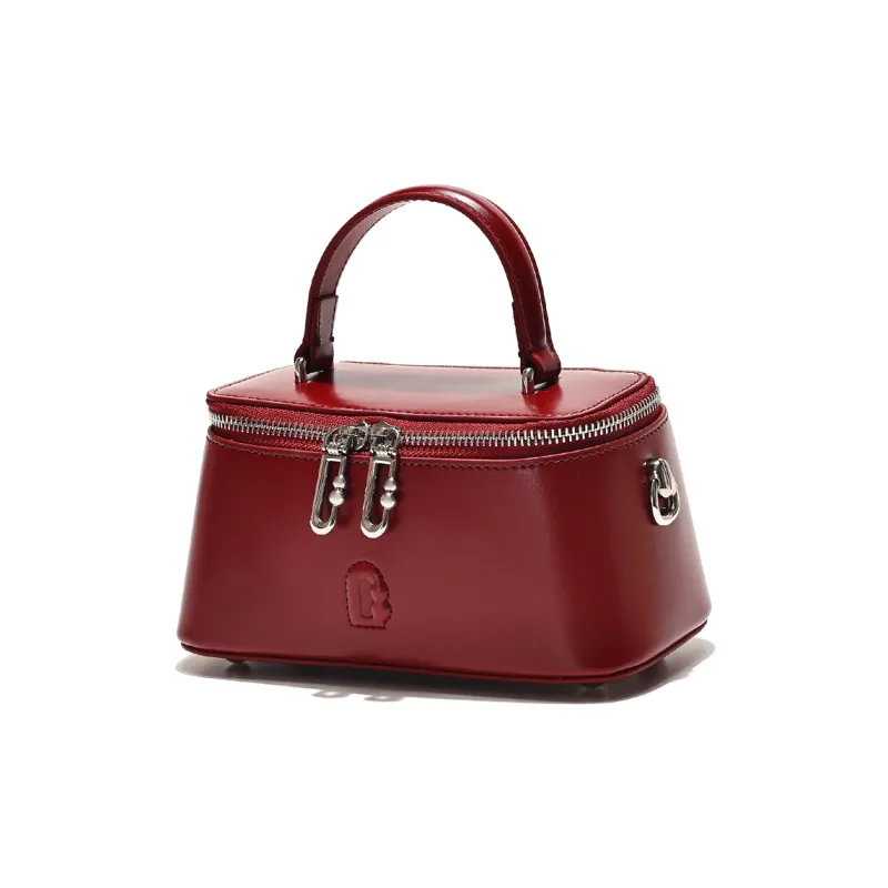 GXFMOD Genuine Leather Handbag Women's Red-1