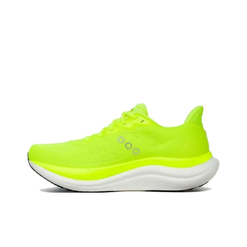 Saucony Anti Slip Wear Resistant Low Top Running Shoes Men's Neon Green-2