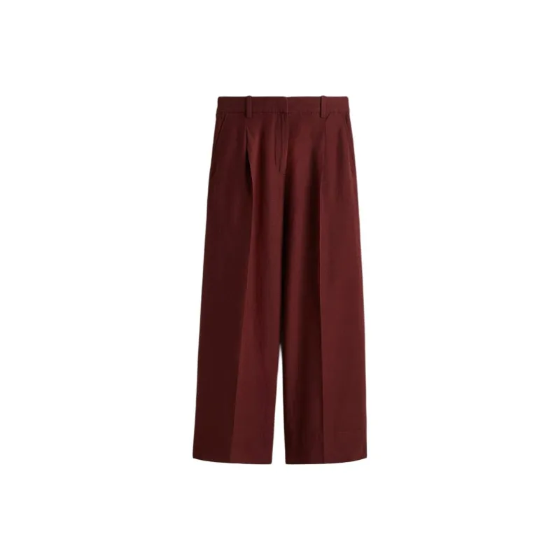 H&M Suit Trousers Women's Brown-0